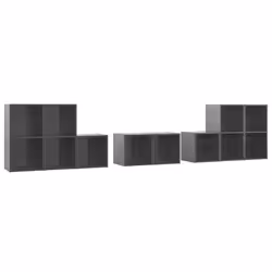 VidaXL 3080068, Grigio, Legno, Legno, 1 pz