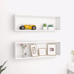 Semplice ma elegante, questo set di mensole coniuga stile e funzionalità, che lo rendono un'ottima opzione per illuminare qua ...