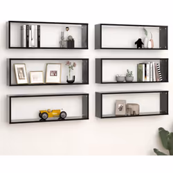 Semplice ma elegante, questo set di mensole coniuga stile e funzionalità, che lo rendono un'ottima opzione per illuminare qua ...