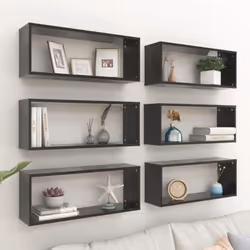 Solo per decorare? Ovviamente no. Questo set di mensole a muro è progettato per scopi decorativi ma anche per riporre vari og ...