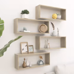 Solo per decorare? Ovviamente no. Questo set di mensole a muro è progettato per scopi decorativi ma anche per riporre vari og ...