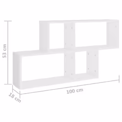 VidaXL 807160 scaffale Legno Bianco - Vista aggiuntiva 4