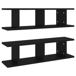 VidaXL 807188 scaffale Legno Nero