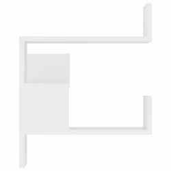 VidaXL 807223 scaffale Legno Bianco - Vista aggiuntiva 6