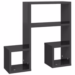 VidaXL 807249 scaffale Legno Grigio - Vista aggiuntiva 4