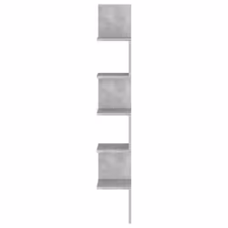 VidaXL 807281 scaffale Legno Grigio - Vista aggiuntiva 4