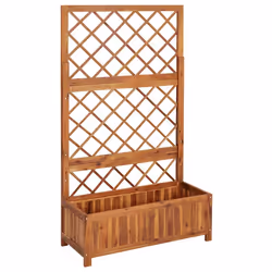 vidaXL Letto Rialzato con Graticcio 85x38x150 cm in Massello di Acacia - Vista aggiuntiva 2