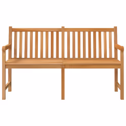 vidaXL Panchina da Giardino 150 cm in Legno Massello di Teak - Vista aggiuntiva 3