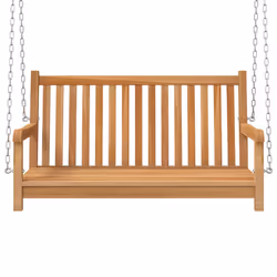 vidaXL Dondolo da Giardino in Legno Massello di Teak 114x60x64 cm - Vista aggiuntiva 3