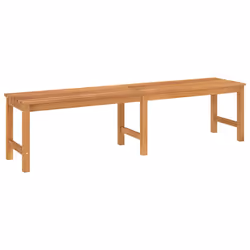 vidaXL Panchina da Giardino 180 cm in Legno Massello di Teak - Vista aggiuntiva 2