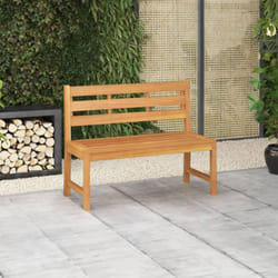 Vidaxl - Panchina da Giardino 114 cm in Legno Massello di Teak 94184