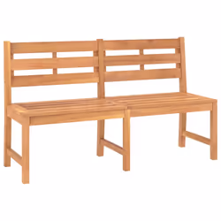 vidaXL Panca da Giardino 150 cm in Legno Massello di Teak - Vista aggiuntiva 2