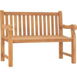 Vidaxl - Panchina da Giardino 114 cm in Legno Massello di Teak 39870