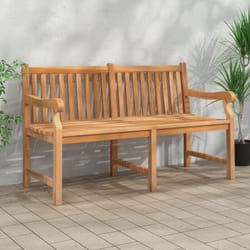 Vidaxl - Panca da Giardino 150 cm in Legno Massello di Teak