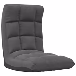 Sedia da Pavimento Pieghevole Grigio Scuro in Tessutocod mxl 70565 - Vista aggiuntiva 2