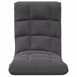Sedia da Pavimento Pieghevole Grigio Scuro in Tessutocod mxl 70565 - Vista aggiuntiva 3