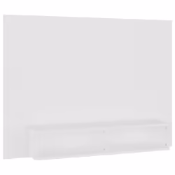 vidaXL Mobile TV a Muro Bianco 120x23,5x90 cm in Legno Multistrato - Vista aggiuntiva 2