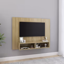 Aggiungete un tocco di eleganza e praticità al vostro arredamento interno grazie a questo elegante mobile TV in legno! Realiz ...