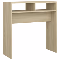 vidaXL Tavolino Consolle Rovere Sonoma 78x30x80cm in Legno Multistrato - Vista aggiuntiva 2