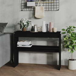 Tavolo consolle con ripiano inferiore design semplice ma elegante vari colori colore : Nero
