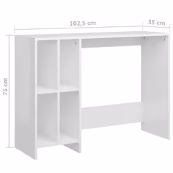 VidaXL 808347 scrivania - Vista aggiuntiva 6