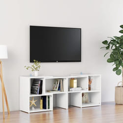 Vidaxl - Mobile tv Bianco 104x30x52 cm inLegno Multistrato