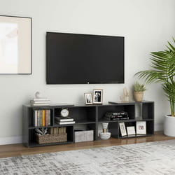 Vidaxl - Mobile ideale per Tv con vari scomparti aperti design elegante vari colori colore : Grigio