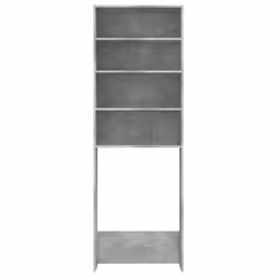 Mobile per Lavatrice Grigio Cemento 64x24x190 cmcod mxl 96131 - Vista aggiuntiva 3