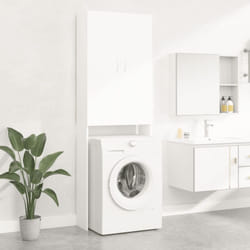 Mobile per Lavatrice Bianco 64x25,5x190 cm Vidaxl 97075