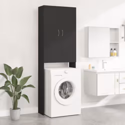 Grazie a questo mobile per lavatrice potete creare e utilizzare in modo ottimale spazio aggiuntivo nel bagno per riporre vari ...