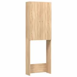 vidaXL Mobile per Lavatrice Rovere Sonoma 64x25,5x190 cm - Vista aggiuntiva 2