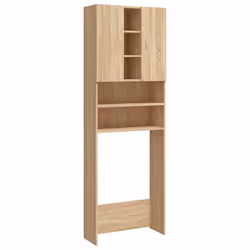 Mobile per Lavatrice Rovere Sonoma 64x25,5x190 cmcod mxl 127466 - Vista aggiuntiva 2