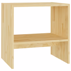 vidaXL Comodino 40x30,5x40 cm in Legno Massello di Pino - Vista aggiuntiva 2