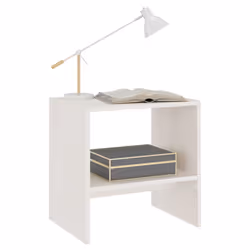 VidaXL 808056 comodino Bianco - Vista aggiuntiva 4