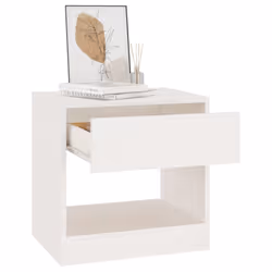VidaXL 808066 comodino Bianco - Vista aggiuntiva 4