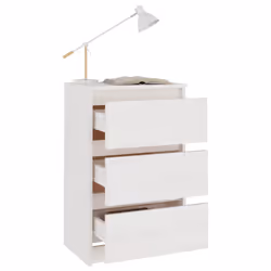 VidaXL 808085 comodino Bianco