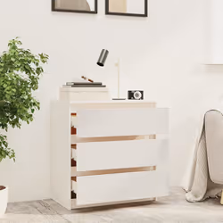 VidaXL 808094 comodino Bianco - Vista aggiuntiva 7