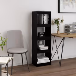 Questo divisorio con libreria in legno ha un design elegante e classico, che lo rende un'aggiunta decorativa e pratica al vos ...