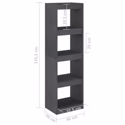VidaXL 808150 libreria soggiorno - Vista aggiuntiva 8