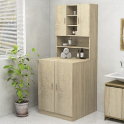 Mobile per Lavatrice Rovere Sonoma 70,5x25,5x90 cm Vidaxl 32827