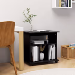 Bello e funzionale, questo mobiletto ha uno stile deciso e moderno. Realizzato in legno multistrato di qualità, è resistente ...