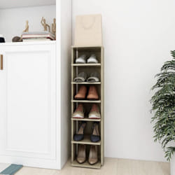 Vidaxl - Scarpiera Rovere Sonoma 27,5x27x102 cm in Legno Multistrato