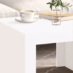 vidaXL Tavolino da Salotto Bianco 50x50x35 cm in Truciolato - Vista aggiuntiva 3