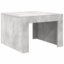 vidaXL Tavolino da Salotto Grigio Cemento 50x50x35 cm in Truciolato - Vista aggiuntiva 2
