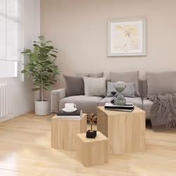 VidaXL 808588 tavolino da caffè, comodino e consolle da soggiorno - Vista aggiuntiva 6