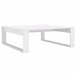 Tavolino da Salotto Bianco 100x100x35 cm in Legno Multistratocod mxl 127640 - Vista aggiuntiva 2