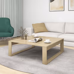 vidaXL Tavolino Salotto Rovere Sonoma 100x100x35cm Truciolato - Vista aggiuntiva 3