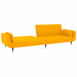 VidaXL 337589 divano Giallo - Vista aggiuntiva 7