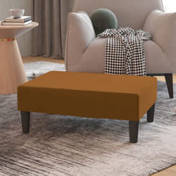 Vidaxl - Poggiapiedi Marrone 78x56x32 cm in Velluto 78308