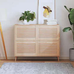 Vidaxl - Ante con Design a Lamelle 4 pz 39,5x59,4 cm in Legno di Pino 7756